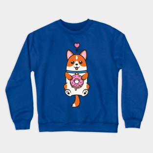 Donut Corgi Crewneck Sweatshirt